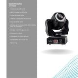 Moving Head Spot Led RGB 60w Globo + Disco De Cor Dmx Dj