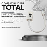 Adaptador Mini DisplayPort para HDMI F3 – Full HD 1080p (Compatível com Thunderbolt 1 e 2)