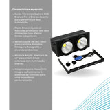 Refletor Mini Brut Led 200w Professional Rgb Flash Strobo Dmx