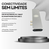 Adaptador Hub 7 em 1 Palide T808 – Dual USB-C para MacBook Pro e Air