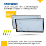 Painel led 30x60 36w Sobrepor Retangular Luminária Palide