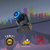 Moving Head Spot Led RGB 30w Globo + Disco De Cor Dmx Dj