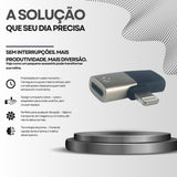 Adaptador Splitter Duplo Lightning Palide – Carga Rápida e Áudio Digital 2 em 1