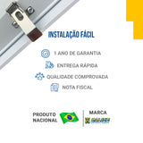 Painel Led 32x122 48w Embutir Retangular Luminária