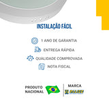 Painel Led 22CM 18W Sobrepor Redondo Luminária