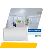 Painel led 30x60 36w Sobrepor Retangular Luminária Palide