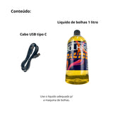 Maquina de bolhas de Sabão portátil Profissional