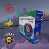 Canhão Refletor PARLED 60 Leds Triled RGB slim Profissional DJ DMX