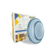 Lustre Plafon Cristal Led 48cm 30w-60w Sobrepor Redondo