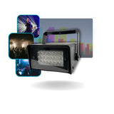 Mini Strobo LED efeito Flash Luz Branca 35W 24 Leds
