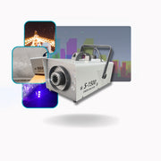 Máquina de Neve Artificial 1500W com LED RGB