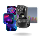 Moving Head 60w Osram Spot Led 8 Cores Wash 6 Leds DMX