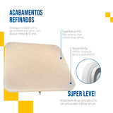 Plafon Led 43x43 30w-60w Multicor Sobrepor Quadrado Borda Infinita