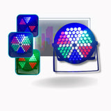 Canhão Parled RGB Refletor 84 Leds RGB DMX Profissional