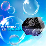 Máquina de bolhas de sabão profissional bivolt