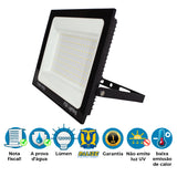 Refletor Super Led Holofote 150w Bivolt A Prova De Água Branco Frio