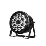 Canhão Refletor 18 Leds Rgbwa UV 18w 6 em 1 dmx Dj