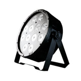 Canhão Refletor 12 Leds RgbW e efeito UV Dmx Dj 5 em 1 Profissional