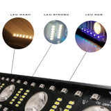 Ribalta Barra Led RGB 3 em 1 matriz lineal Dmx com efeito trilho