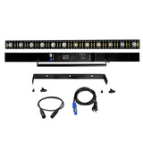 Ribalta Barra Led RGB 3 em 1 matriz lineal Dmx com efeito trilho