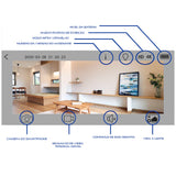 Micro câmera vigia WiFi IP Segurança 1080