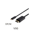 Cabo Adaptador Usb-c Para displayport Type C 4k-2k 60hz V-90