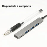 Usb C Hub Usb 2.0 + Leitor De Cartão Micro Sd Type C 2.0