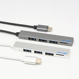 Usb C Hub Usb 2.0 + Leitor De Cartão Micro Sd Type C 2.0