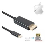 Cabo Adaptador Usb-c Paradisplayport Type C 4k-2k 60hz V-90